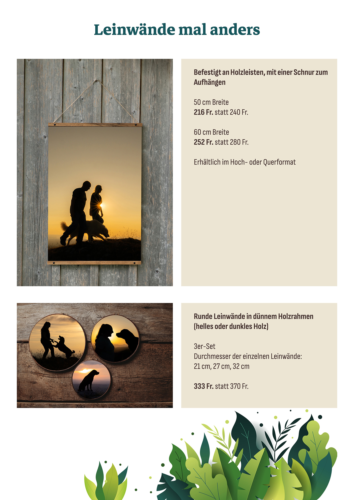 Produktkatalog Silhouettenaktion 2026