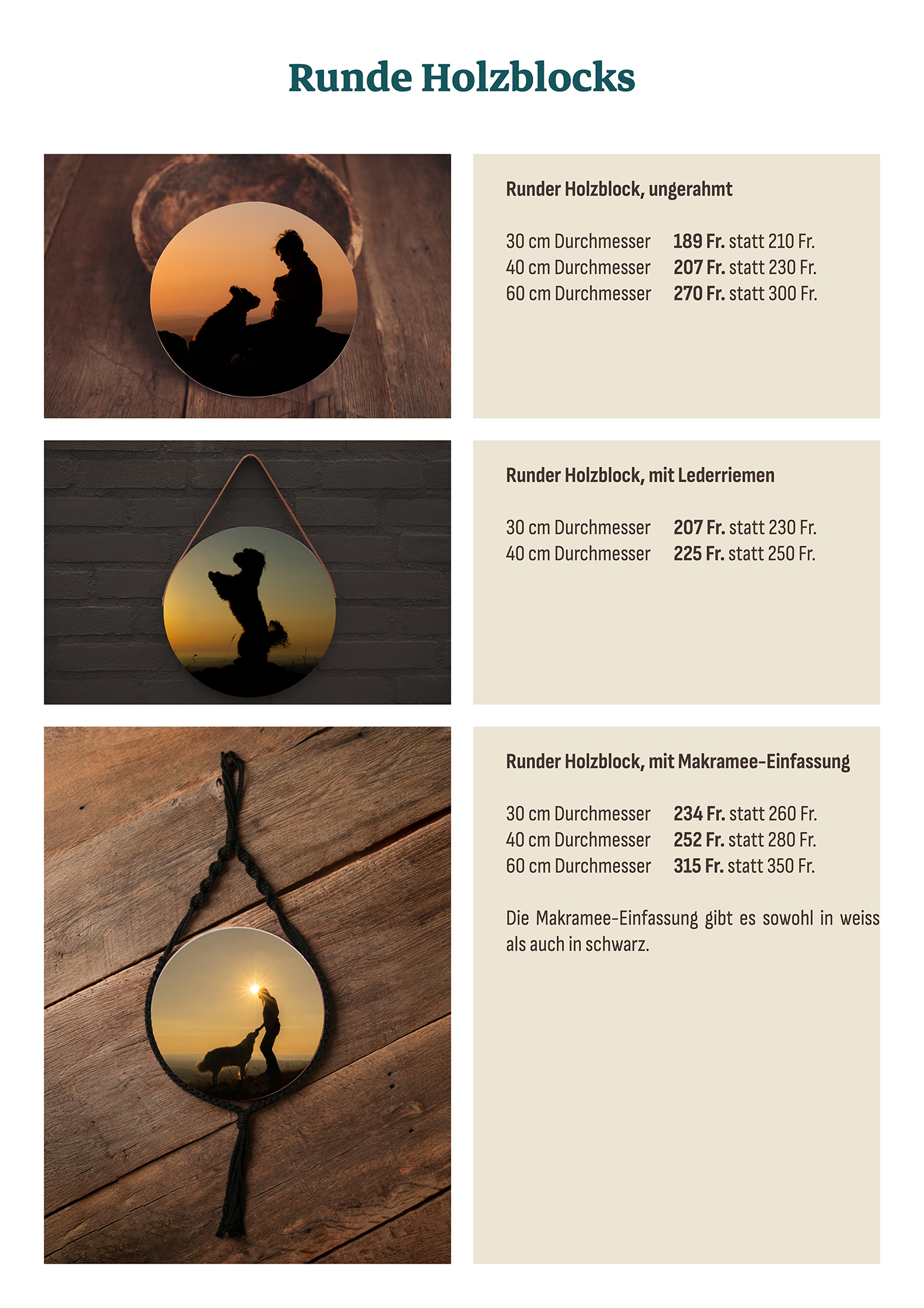 Produktkatalog Silhouettenaktion 2026