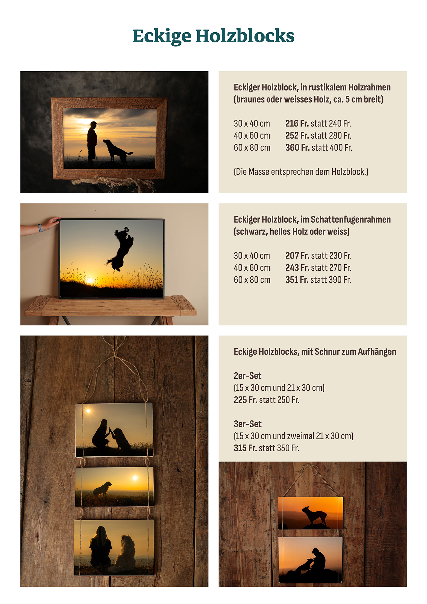 Produktkatalog Silhouettenaktion 2026